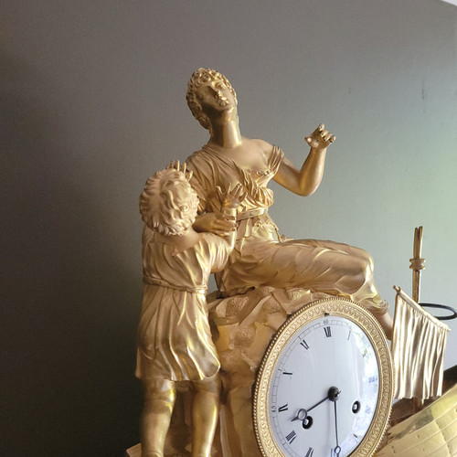Orologio raro (su disegno di Jean André REICHE) intorno 1810