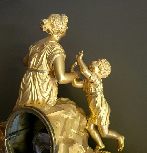 Orologio raro (su disegno di Jean André REICHE) intorno 1810