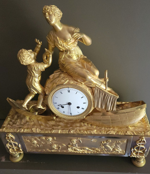 Orologio raro (su disegno di Jean André REICHE) intorno 1810