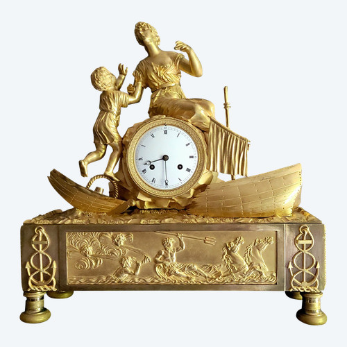 Orologio raro (su disegno di Jean André REICHE) intorno 1810