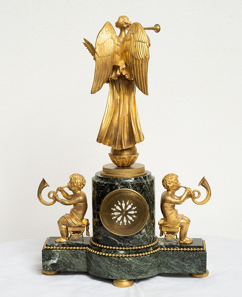 Antico orologio francese Napoleone III, XIX secolo.