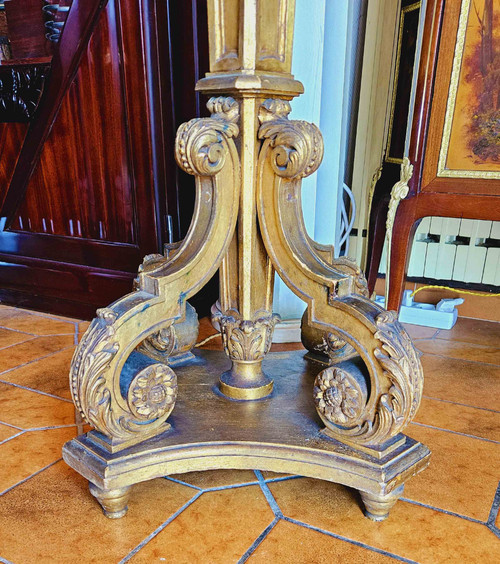 Large St Louis XIV 6-Light Torchere 213 cm high