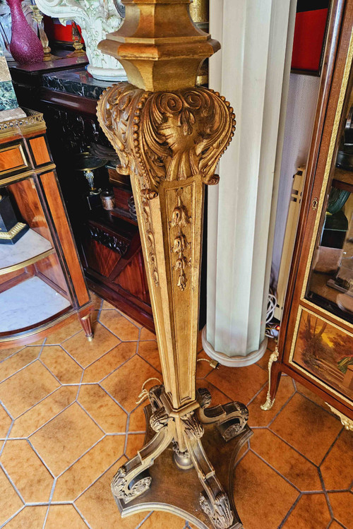 Large St Louis XIV 6-Light Torchere 213 cm high