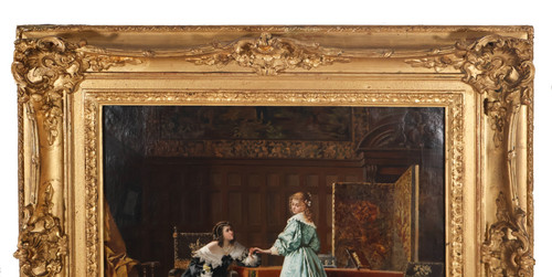  Lecture de la lettre  École anglaise  XIXe siècle 