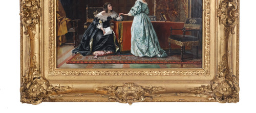  Lecture de la lettre  École anglaise  XIXe siècle 