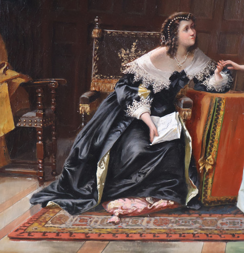  Lecture de la lettre  École anglaise  XIXe siècle 