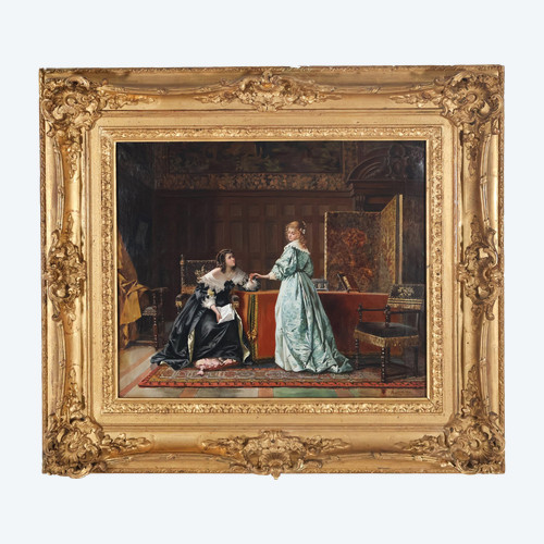  Lecture de la lettre  École anglaise  XIXe siècle 