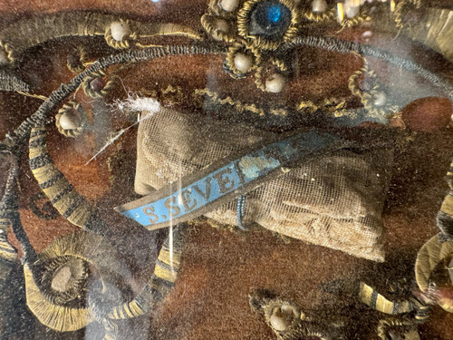 Important Reliquary With Four Relics And Agnus Dei - 18th century