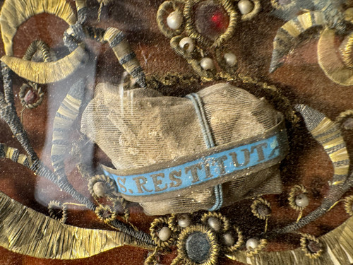Important Reliquary With Four Relics And Agnus Dei - 18th century
