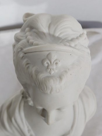 Busto in biscotto di Maria Antonietta - Fine XIX secolo