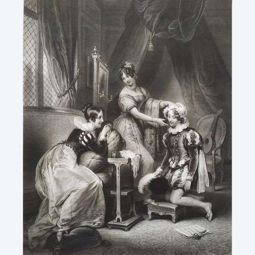  Mariage De Figaro Gravure Par Sixdeniers 19ème 