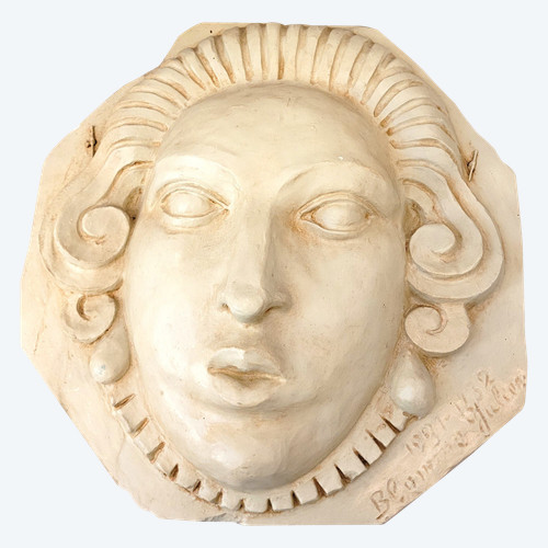 Bassorilievo Art déco firmato Julien Bloinmy data 1881 1932