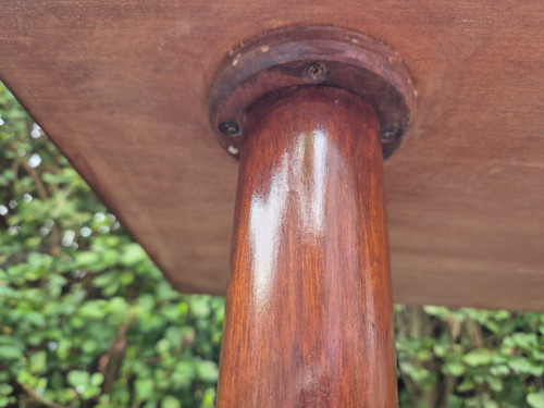 Konsole aus exotischem Holz um 1960