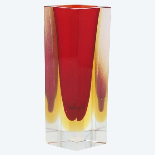 vaso artistico, vetro di Murano anni '70