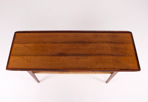 Table basse danoise en palissandre Møbelintarsia .