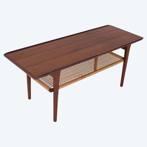 Table basse danoise en palissandre Møbelintarsia .