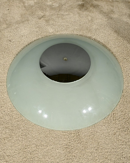 Lampada in onice e cromo, Art Déco - 1930