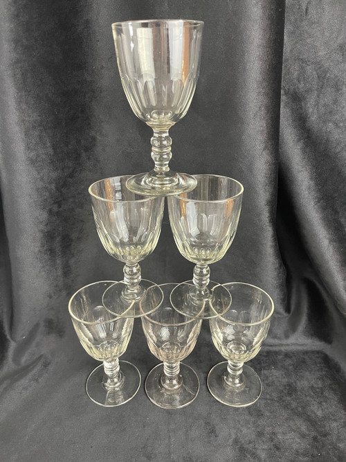 Set di 6 bicchieri Baccarat Médicis