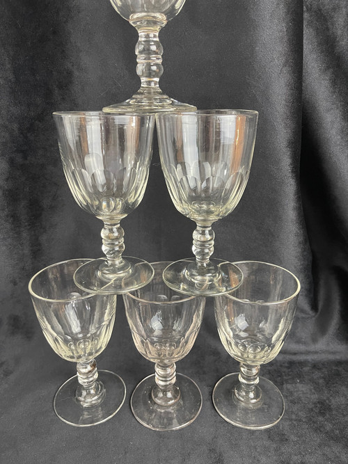 Set di 6 bicchieri Baccarat Médicis