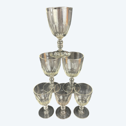 Set di 6 bicchieri Baccarat Médicis