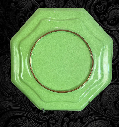 OCTOGONAL PLAT IN ENAMELLED COPPER " CANTON CHINOIS XIXe SIÉCLE " DINASTIE QING