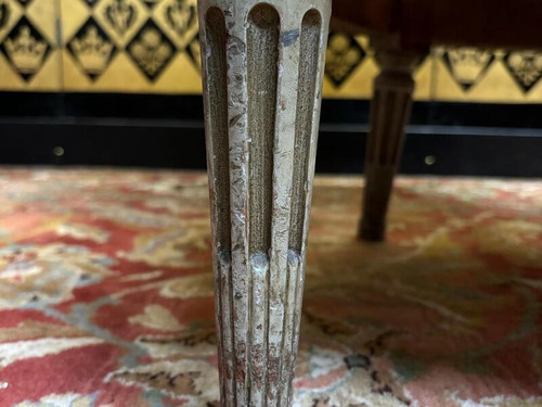 Fauteuil - Bergère à oreilles de style Louis XVI