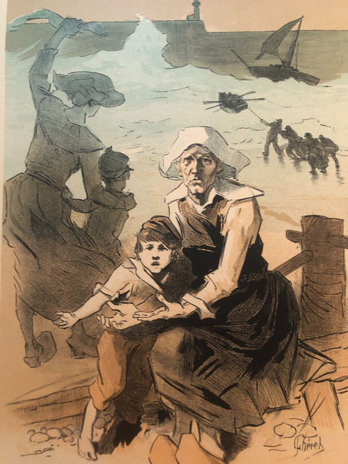 Maitres de l'affiche planche 89 Fête de charité par Jules Chéret 1897