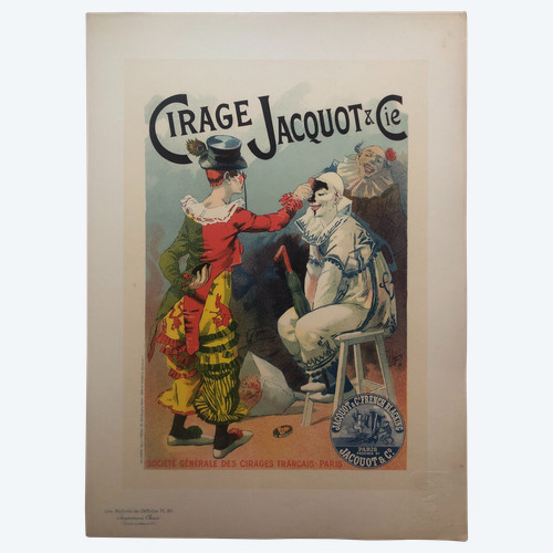 Maitres de l'affiche plate 90 Cirage Jacquot by Lucien Lefevre 1897