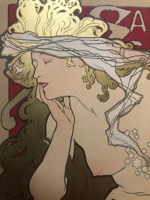 Masters of the poster plate 74 Salon des Cent XXème exhibition by Alphonse Mucha 1897