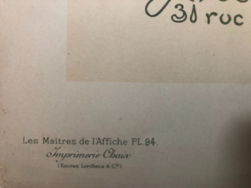 Masters of the poster plate 74 Salon des Cent XXème exhibition by Alphonse Mucha 1897