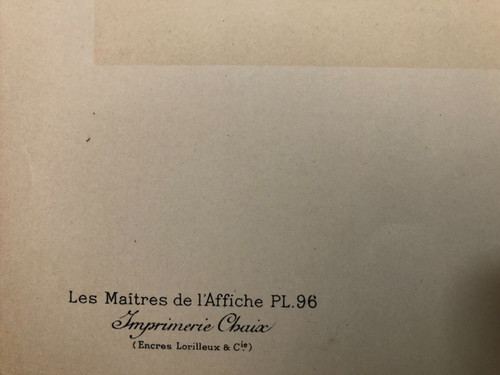 maitres de l'affiche planche 96 The Gay Parisienne par Ellis Hyland 1897