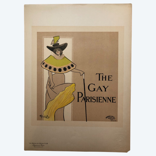 maitres de l'affiche planche 96 The Gay Parisienne par Ellis Hyland 1897