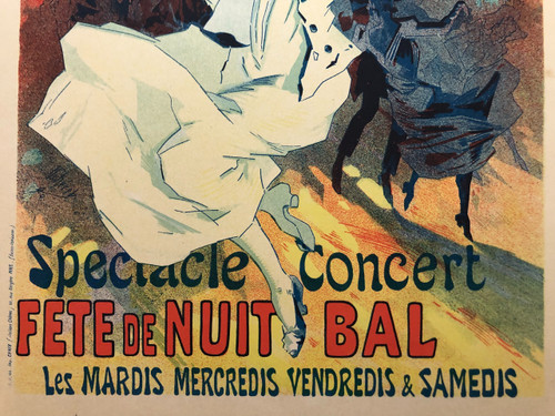 Maitres de l'affiche piatto 65 Jardins de Paris di Jules Chéret 1897