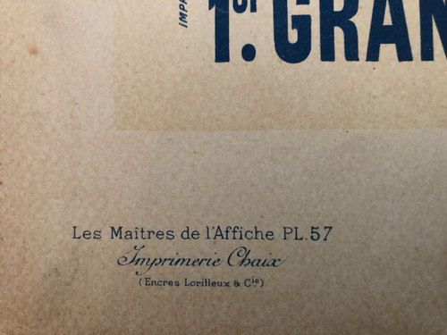 Maitres de l'affiche planche 57 Théâtre de l'Opéra par Jules Chéret 1897