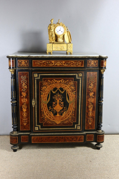 Buffet d'appui en marqueterie XIXème siècle