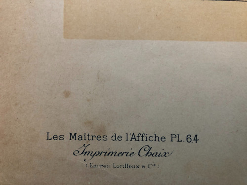 Maitres de l'affiche plate 64 Exposition de Bella Artes Barcelona 1896 by A. de Riquer