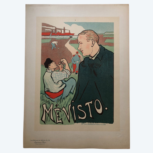 Maitres de l'affiche planche 78 Mevisto par H.G. Ibels 1897