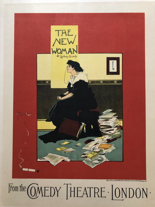maitres de l'affiche planche 79 The New Woman par H.G. Morrow 1897
