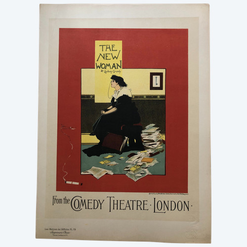 maitres de l'affiche planche 79 The New Woman par H.G. Morrow 1897