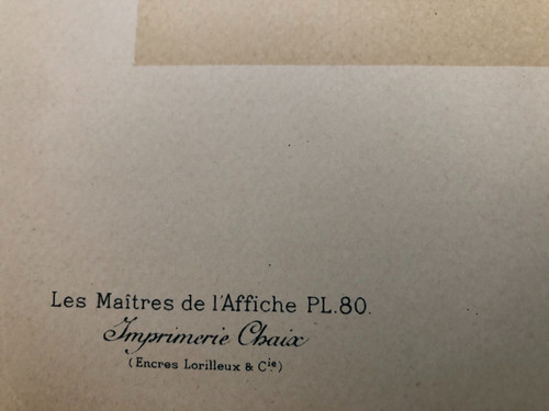 Masters of the poster plate 80 Le Sillon by Fernand Toussaint 1897