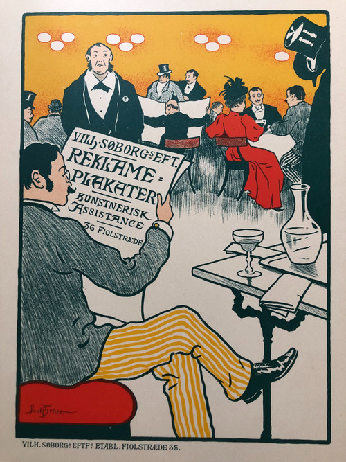 Maitres de l'affiche piatto 84 Reklame Plakater di Paul Fischer 1897