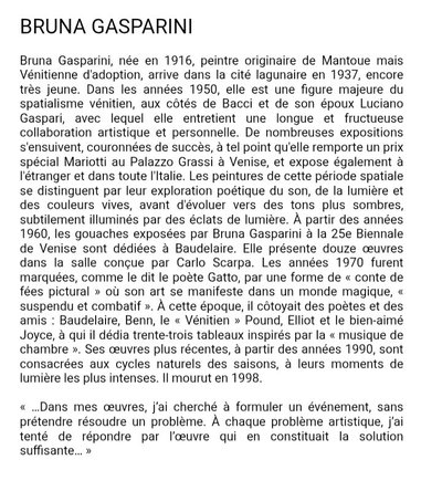 BRUNA GASPARINI 1917/1998