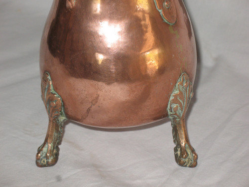 Coccodrillo in rame del XIX secolo