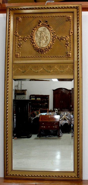 Trumeau mirror, Louis XVI style – 1900