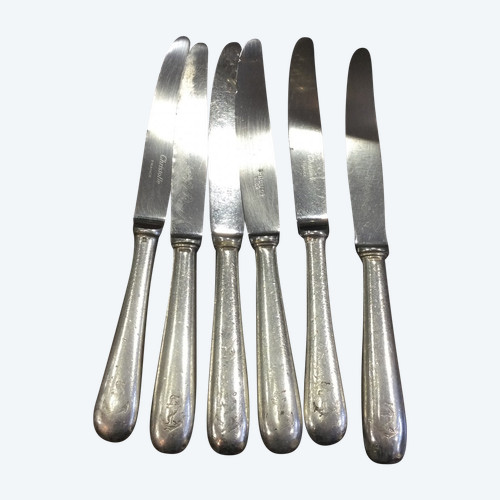 6 Marine Nationale dessert knives