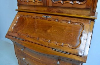 Scriban - Port Library, in Solid Walnut, Two Bodies - Eighteenth