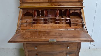Scriban - Port Library, in Solid Walnut, Two Bodies - Eighteenth
