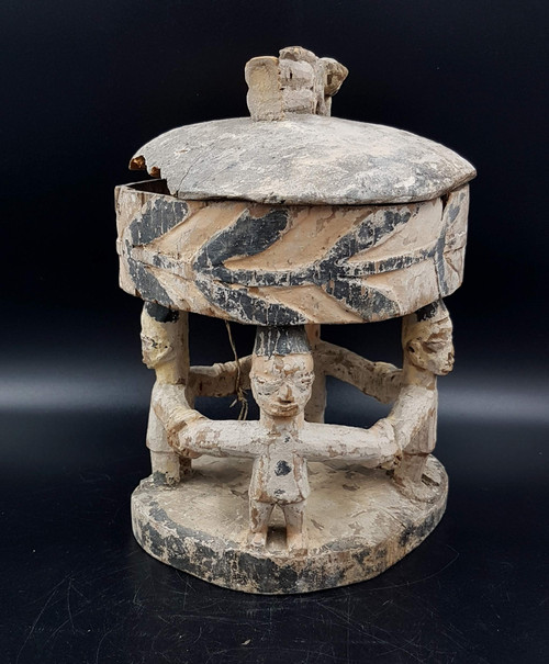 Scatola per divinazione "opon Igede Ifa", Yoruba, Benin o Nigeria