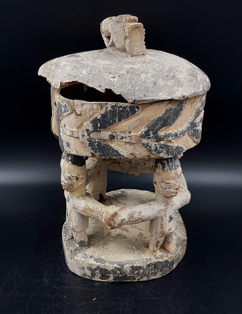 Scatola per divinazione "opon Igede Ifa", Yoruba, Benin o Nigeria