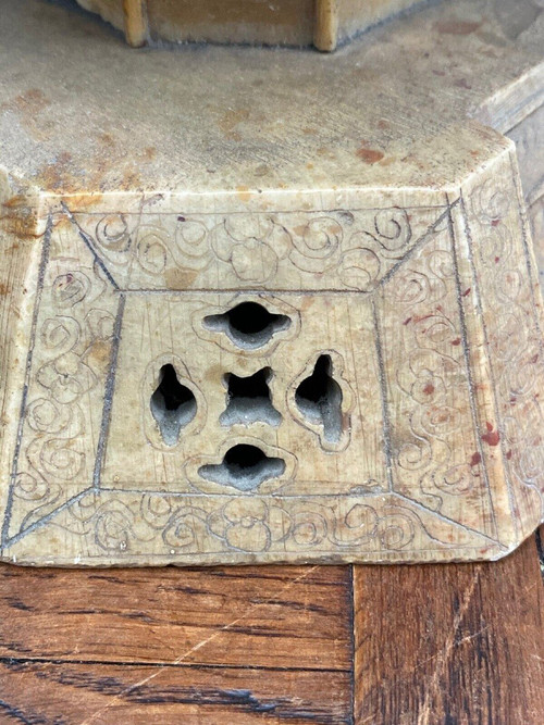 Pietre dure che rappresentano le pagode della Cina del XIX secolo